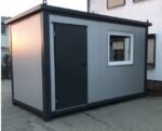 Contenedor de oficina de 5×2,20 con instalaciones sanitarias