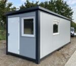 Oficina contenedor 6,00 x 2,40m con WC, ducha y cocina americana - Imagen 2