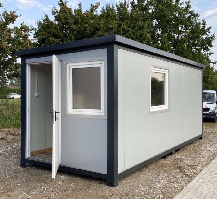 Oficina contenedor 6,00 x 2,40m con WC, ducha y cocina americana - Imagen 6
