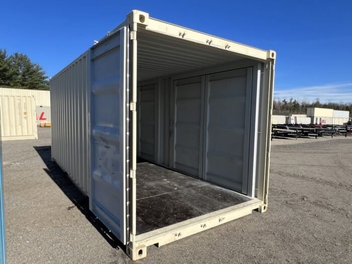 Contenedor de almacenamiento de 20 pies, altura estándar, de un solo viaje, con puertas laterales - Imagen 10