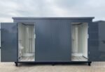 Contenedor sanitario 4x2m WC doble con duchas