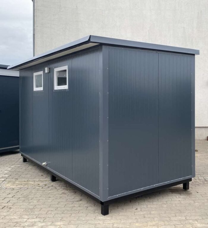Contenedor sanitario 4x2m WC doble con duchas - Imagen 7