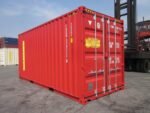 Contenedor de envío de 20 pies High Cube (rojo) - Imagen 4