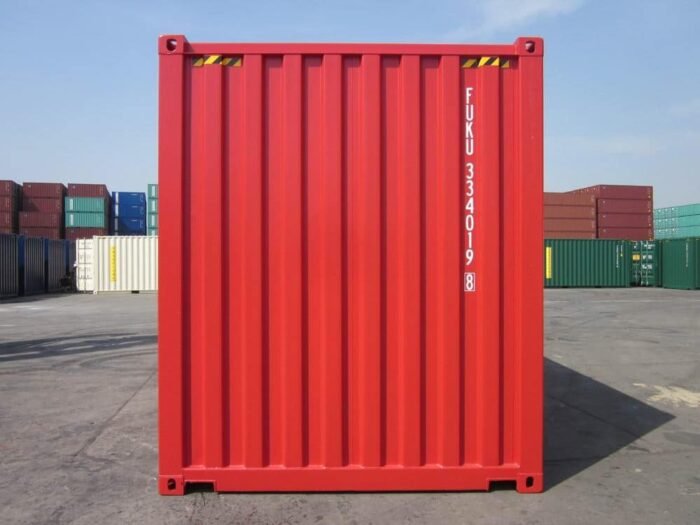 Contenedor de envío de 20 pies High Cube (rojo) - Imagen 6