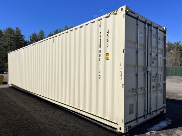 Contenedor de almacenamiento de 40 pies High Cube, de un solo viaje, con puertas laterales - Imagen 7