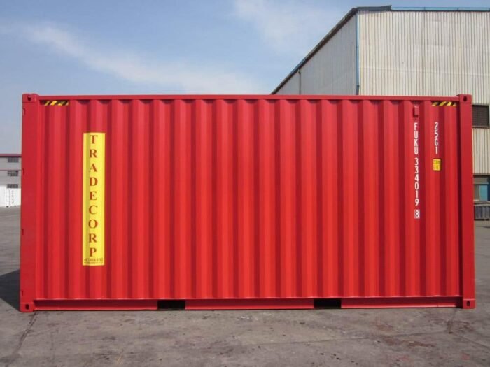 Contenedor de envío de 20 pies High Cube (rojo) - Imagen 8
