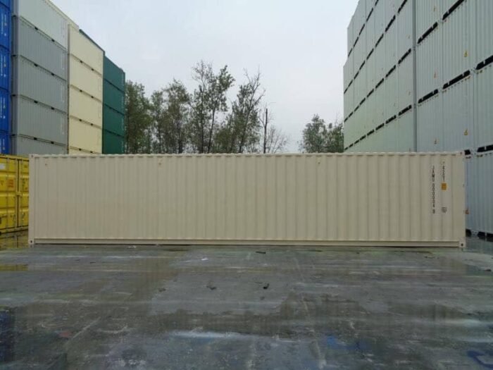 Contenedor marítimo de 40 pies beige - nuevo - Imagen 2