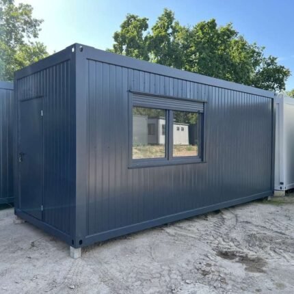 Contenedor con cocina americana, WC y ducha 6.00 x 2.43m