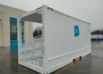 Stand de Contenedores Escalonados de 20 Pies