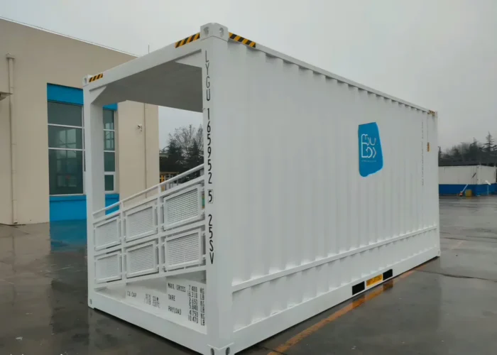 Stand de Contenedores Escalonados de 20 Pies - Imagen 1