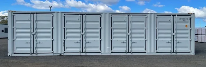 Contenedor marítimo High Cube de 40 pies con 4 puertas laterales - Imagen 3