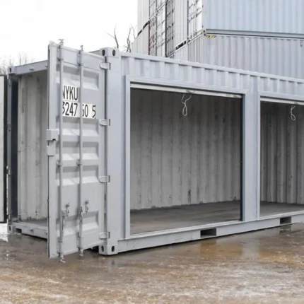 Contenedor de Almacenamiento de 20 Pies Con Puertas Enrollables